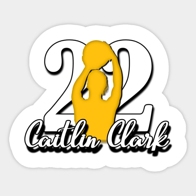 Caitlin Clark Sticker by Light Up Glow 